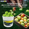 White Plastic Paint Bucket