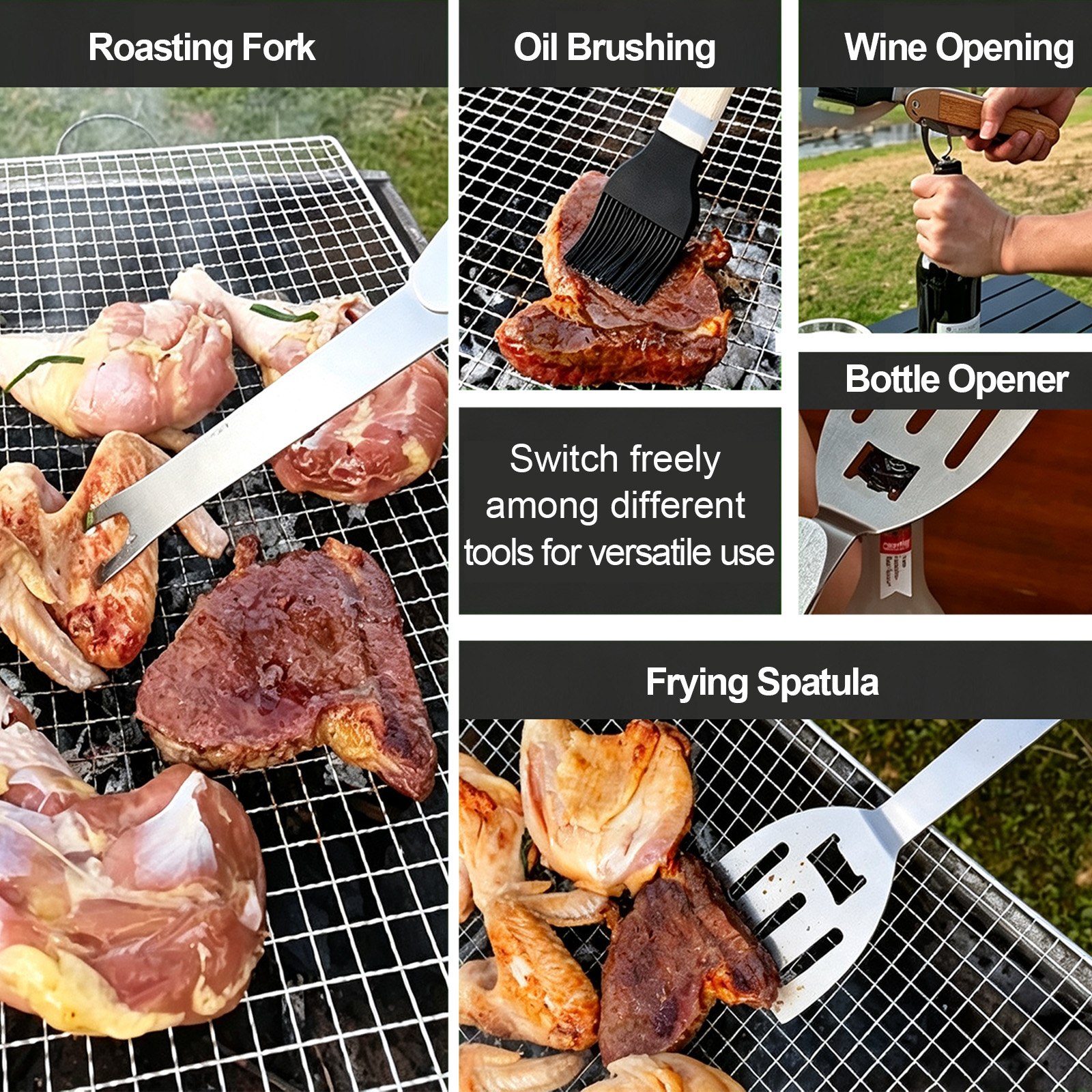 Folding Barbecue Knife