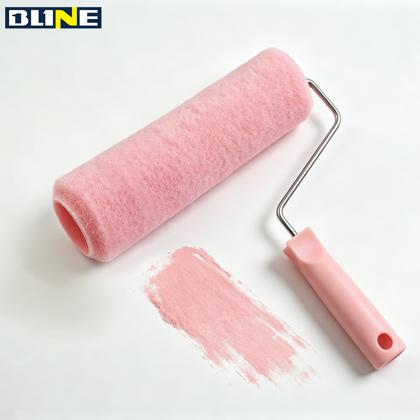 Pink paint roller