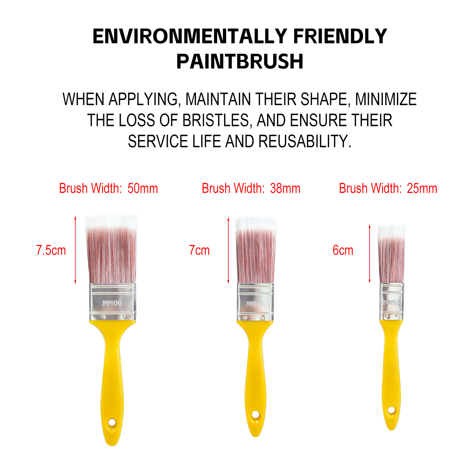 Yellow Plastic Handle Brush
