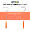 One‑Bar Style Orange Thin‑Shaft Roller Handle
