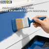 paint brush with blue handle