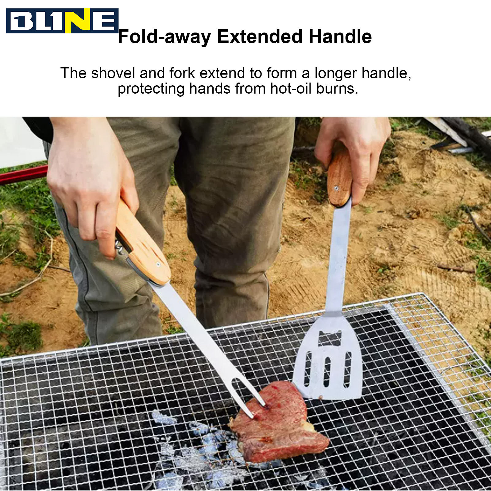 Folding Barbecue Knife