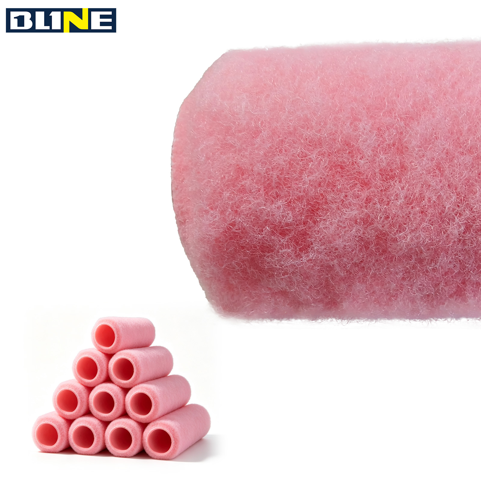 Pink paint roller