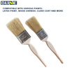Wooden handle brush