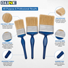 paint brush with blue handle
