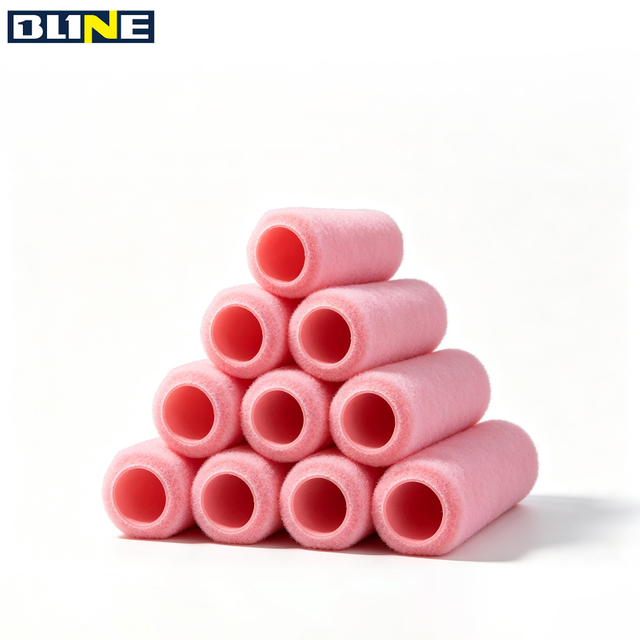 Pink paint roller