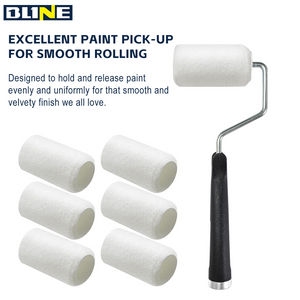 Black Handle Display Roller Sleeve
