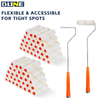 One‑Bar Style Orange Thin‑Shaft Roller Handle